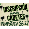 Inscripción Hasta Cadetes